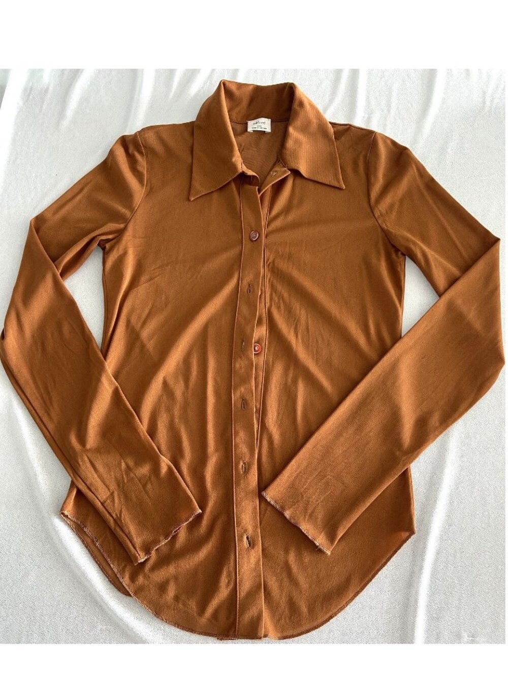 Wilfred Rusty Orange Shirt Sz 2XS